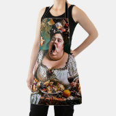 「カオスの宴会」超現実的な作品カラフル展 エプロン (インサイチュ)