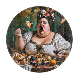 「カオスの宴会」超現実的な作品カラフル展 カッティングボード