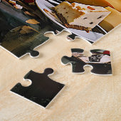 「カオスの宴会」超現実的な作品カラフル展 ジグソーパズル (側面)