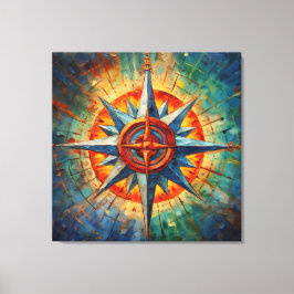 カオスの方向(コンパスバラ) キャンバスプリント