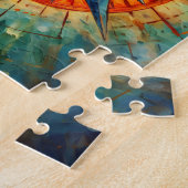 カオスの方向(コンパスバラ) ジグソーパズル (側面)