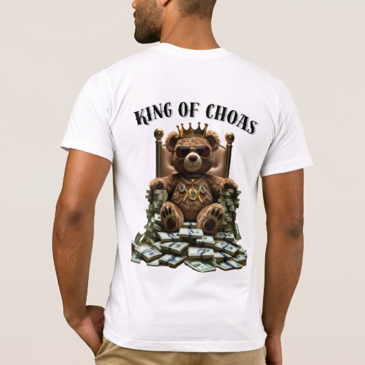 カオスの王様Tシャツ、高品質 Tシャツ (裏面)