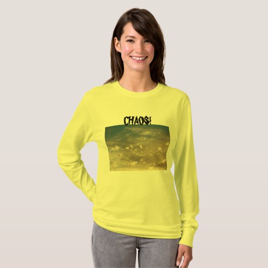 カオスの空と雲 Tシャツ (正面フル)