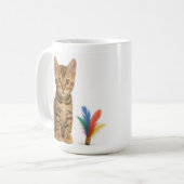 カオスの100%のチャンス – ベンガルキットンスタイル コーヒーマグカップ (正面左)