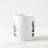 カオスのCEO | 子育てマルチタスクユーモア コーヒーマグカップ (中央)