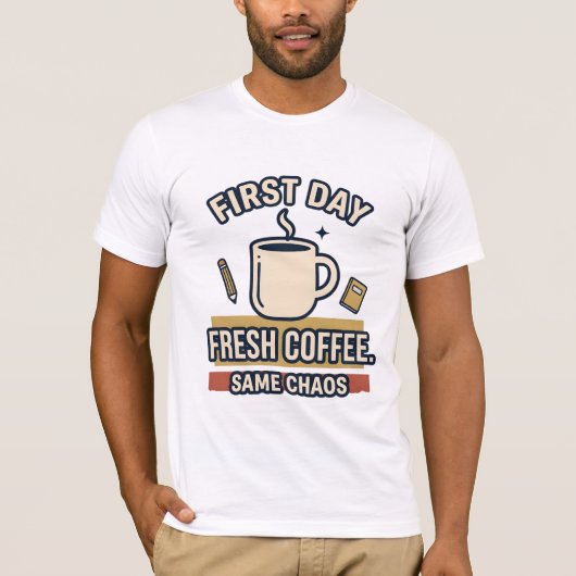カオスはそのまま、新学期スタートTシャツ Tシャツ (正面)