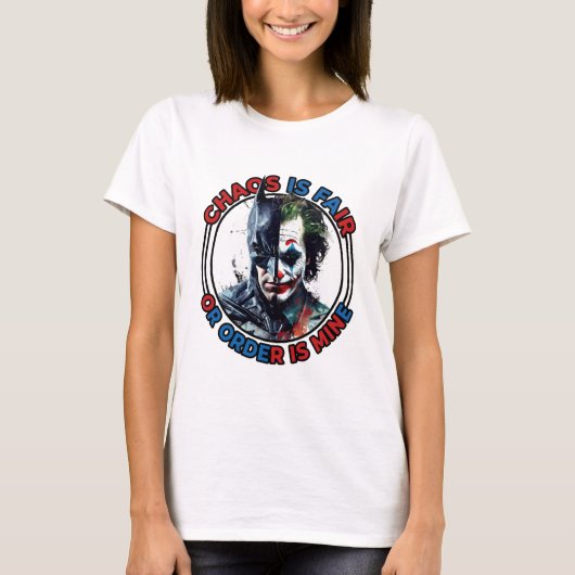 カオスはフェア コミック悪役Tシャツ Tシャツ (正面)