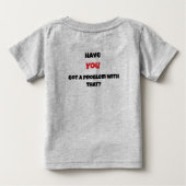 カオスは私の超大国 ベビーTシャツ (裏面)