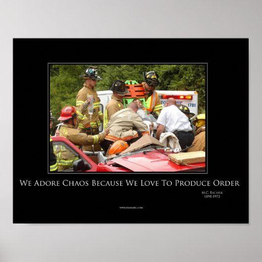 カオスやる気を起こさせるポスター ポスター (正面)