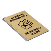 カオスを秩序に変換するおもしろい引用文 ノートブック (右側)