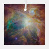 カオスアットオリオンスピッツァーハート複合ハッブル ガラスオーナメント (裏面)