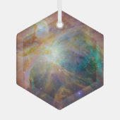 カオスアットオリオンスピッツァーハート複合ハッブル ガラスオーナメント (正面)