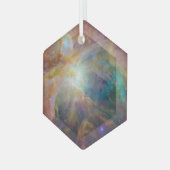 カオスアットオリオンスピッツァーハート複合ハッブル ガラスオーナメント (正面左)