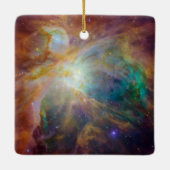 カオスアットオリオンスピッツァーハート複合ハッブル セラミックオーナメント (裏面)