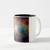 カオスアットオリオンスピッツァーハート複合ハッブル ツートーンマグカップ (正面右)