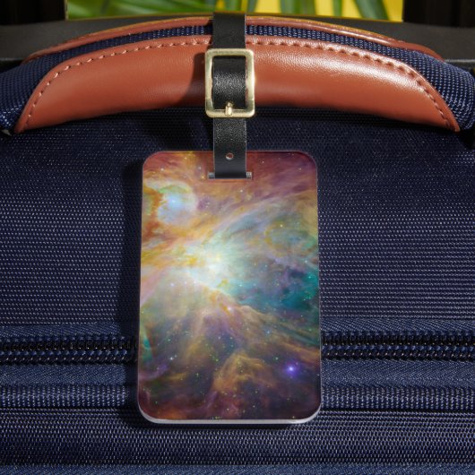 カオスアットオリオンスピッツァーハート複合ハッブル ラゲッジタグ (正面インサイチュ2)