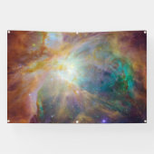 カオスアットオリオンスピッツァーハート複合ハッブル 横断幕 (横)