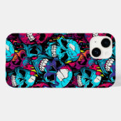 カオスカラフルスカル Case-Mate iPhoneケース (裏面 (横))