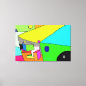 カオスカラフル キャンバスプリント (正面)