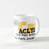 カオスキャットマグ - Alysm: 一部天才 コーヒーマグカップ (正面右)