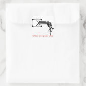 カオスコンピュータクラブシール スクエアシール (バッグ)