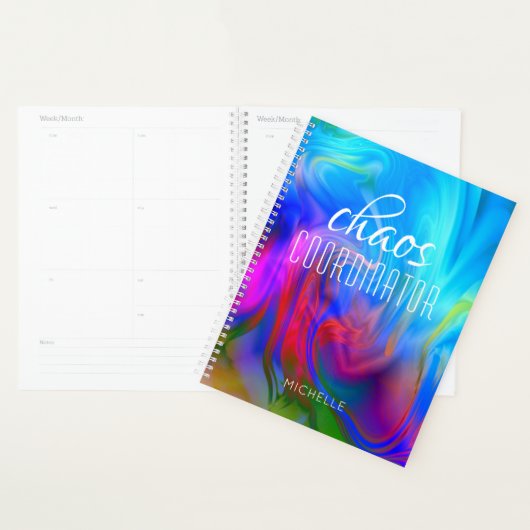 カオスコーディネパーソナライズされたータ名 プランナー手帳 (ディスプレー)