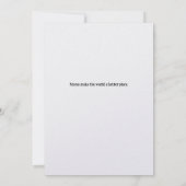 カオスコーディネーターおもしろいカード – Mother's Day招待状 招待状 (裏面)