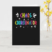 カオスコーディネーターおもしろいママ先生ウィットことわざ カード (黄色い花)