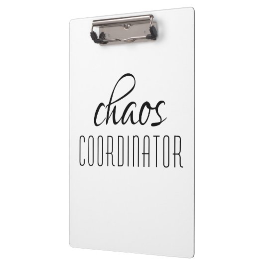 カオスコーディネーターのタイポグラフィ文字 クリップボード (左)