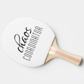 カオスコーディネーターのタイポグラフィ文字 卓球ラケット (横)