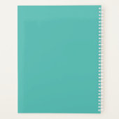 カオスコーディネーターの緑のパーソナライズされた名前 プランナー手帳 (裏面)