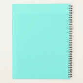 カオスコーディネーターの青パーソナライズされた名 プランナー手帳 (裏面)