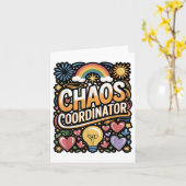 カオスコーディネーターの面白い名言 カード (黄色い花)