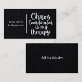 カオスコーディネーターは私のセラピー 名刺 (正面/裏面)