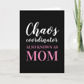 カオスコーディネーターも母の日を知っている カード (正面)