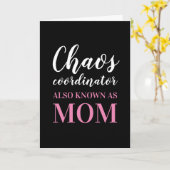 カオスコーディネーターも母の日を知っている カード (黄色い花)