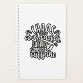 カオスコーディネーターコーヒー飲み手 プランナー手帳 (正面)