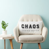 カオスコーディネータータイポグラフィ ランバークッション (椅子)