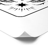 カオスコーディネータータロットヨガコーワーカーCoffee Gift ポスター (角)