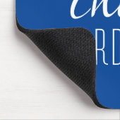 カオスコーディネーターブルータイポグラフィ文字 マウスパッド (コーナー)