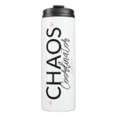 カオスコーディネーターモダンタイポグラフィ タンブラー (正面)