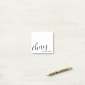 カオスコーディネーターモダンブラックスクリプト ポストイット (デスク上)