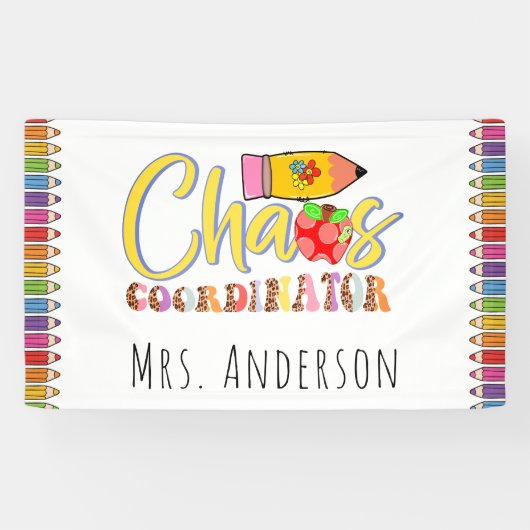 カオスコーディネーター先生ポスターバナー 横断幕 (横)