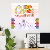 カオスコーディネーター先生ポスター ポスター (ホームオフィス)