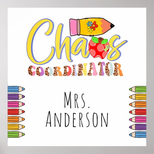 カオスコーディネーター先生ポスター ポスター (正面)