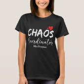 カオスコーディネーター先生 Tシャツ (正面)