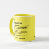 カオスコーディネーター定義フォトオフィス共同ワーカー マグカップ (正面左)