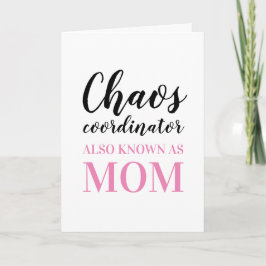 カオスコーディネーター ママの母の日 カード