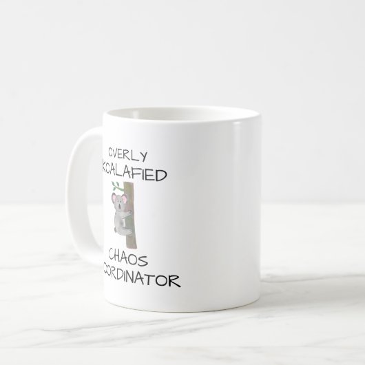 カオスコーディネ結婚ーターイベントプランナーギフト コーヒーマグカップ (正面左)