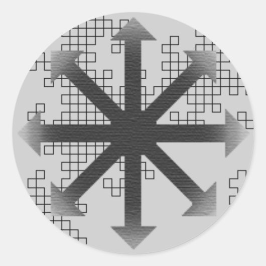 カオスステッカー ラウンドシール (正面)